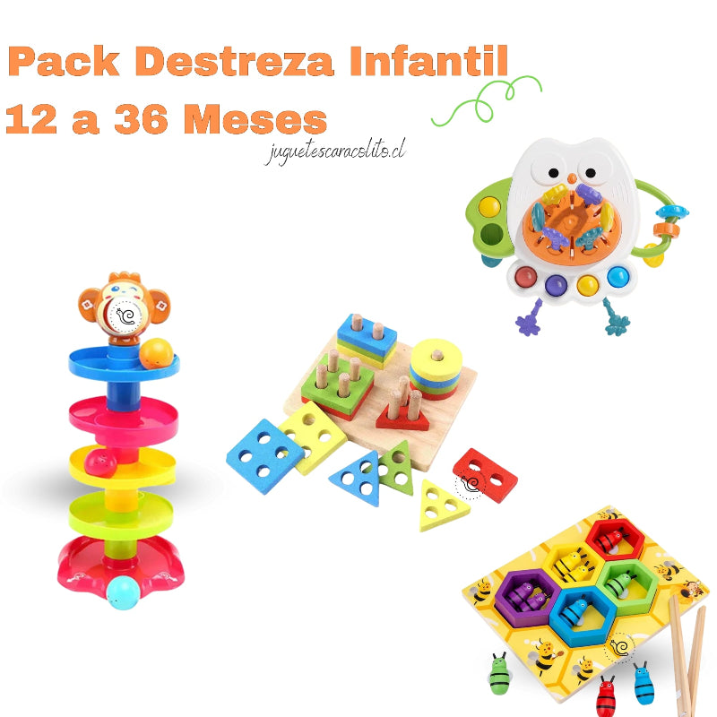 Pack Destreza Infantil – Aprender Jugando (12 a 36 meses)
