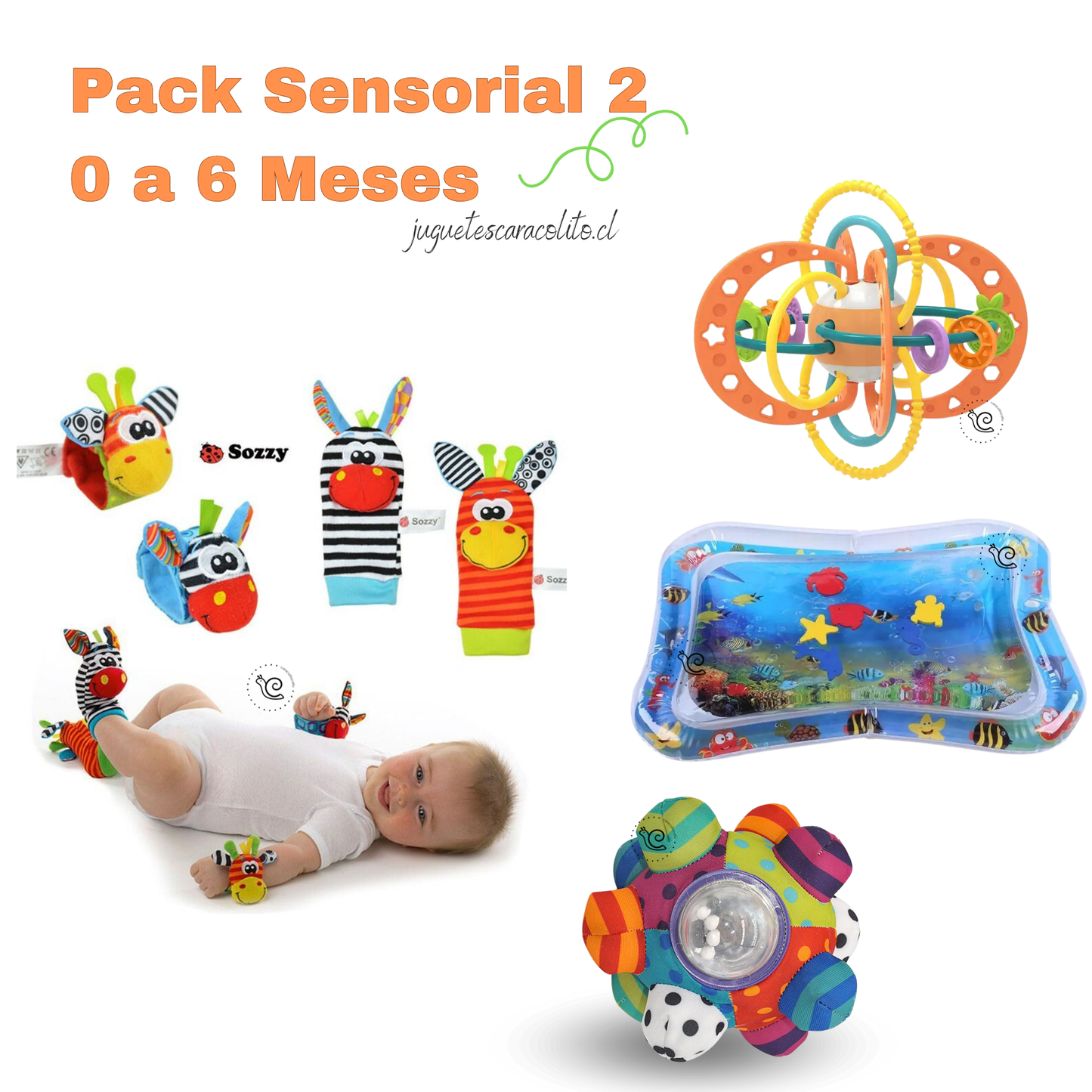 Pack Sensorial 2 (0 a 6 meses)