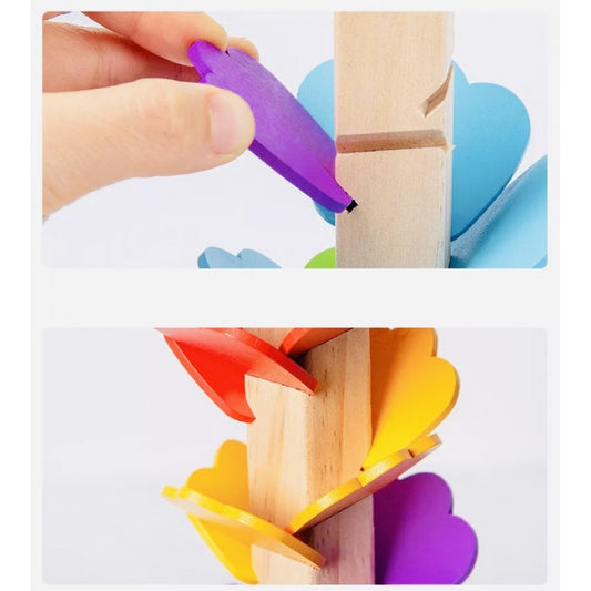 Arbol Espiral Musical de Madera