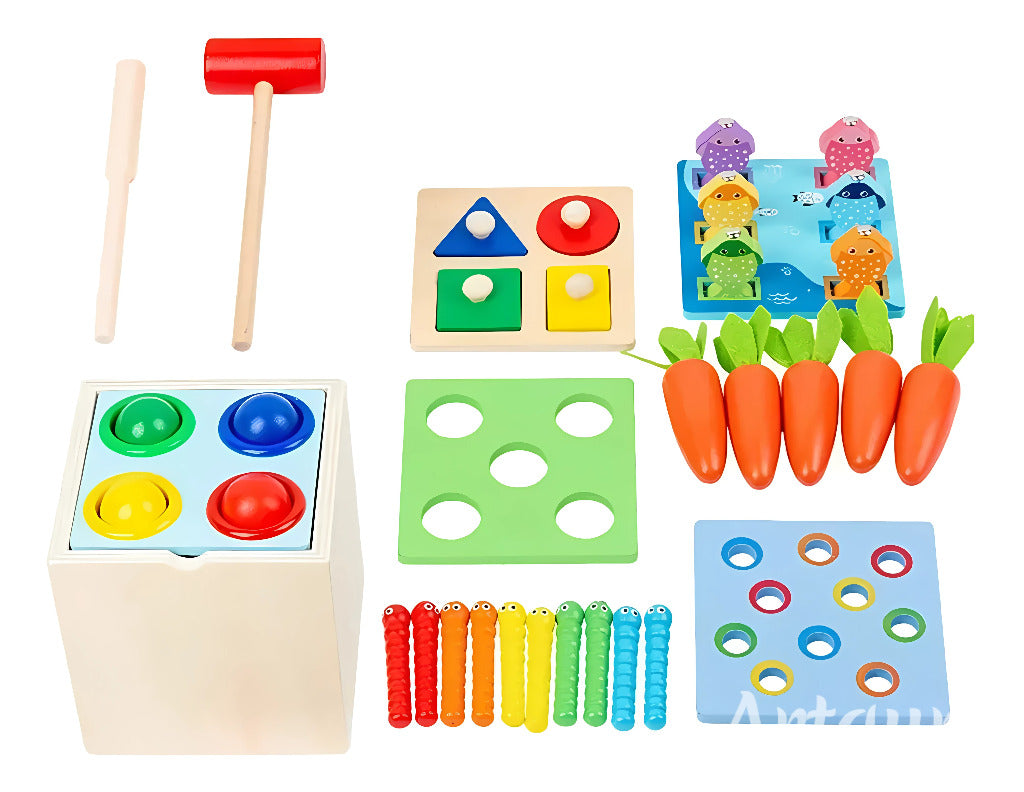 Caja Montessori 5 en 1