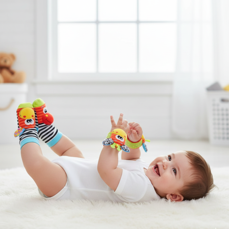 Pack Calcetines + Muñequeras Sonajeras